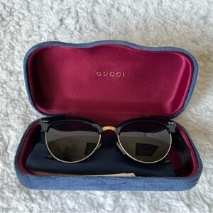 Gucci Black Sunglasses with Case